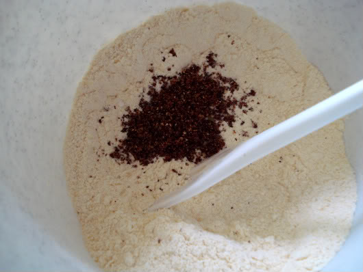 spice mix in flour