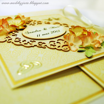 barbara wójcik kartki okolicznościowe kartka na wesle składaczek