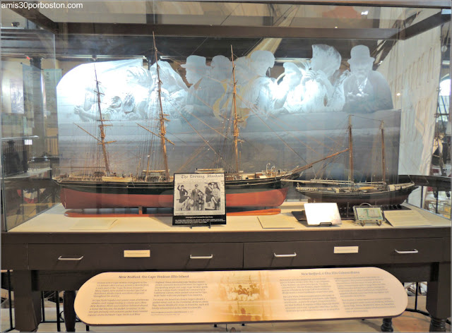 Exhibición "Cape Verdean Maritime" en el Museo de las Ballenas de New Bedford