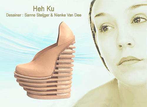 Desain  model sepatu wanita unik dan cantik