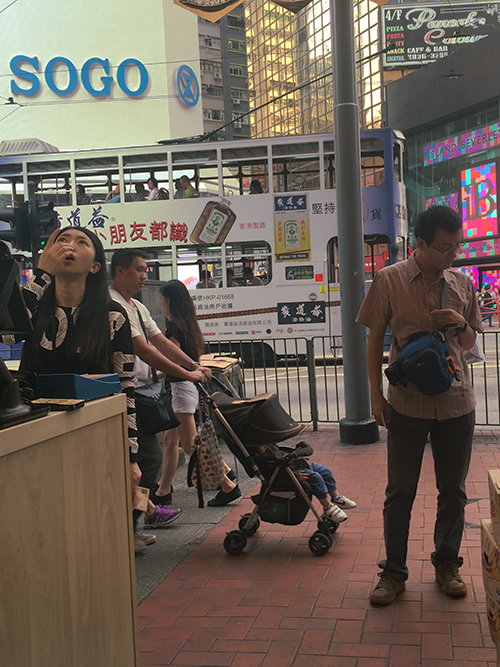 This dumpling and noodles restaurant was always full, a significant chunk being tourists staying at nearby hotels. Jaffe Road, Wan Chai, Hong Kong. 17 November 2015.