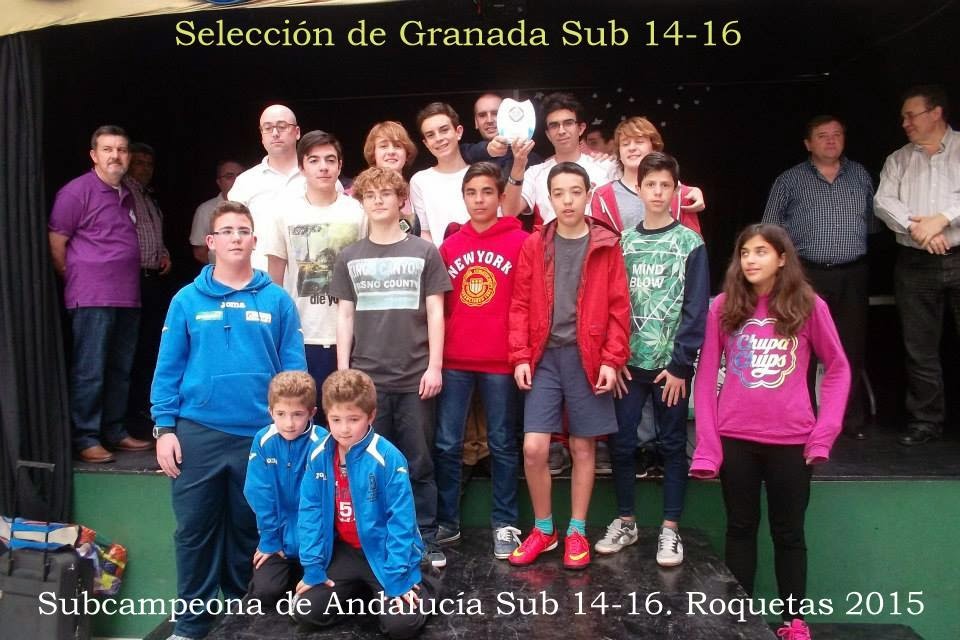 Selección de Granada Sub 14-16.