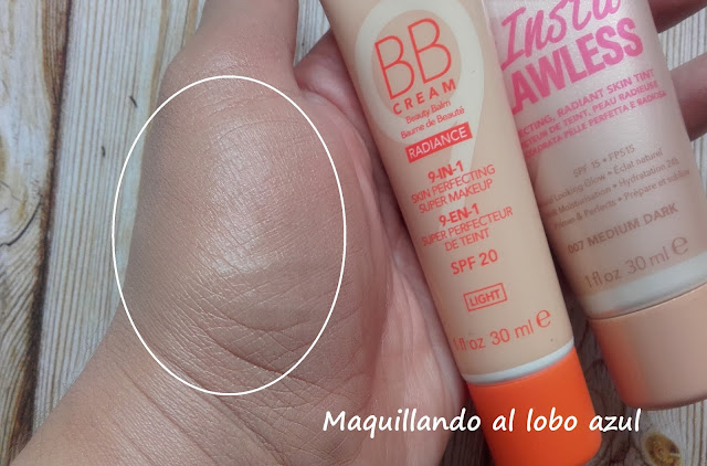 Insta Flawless y BB Cream Radiance, ambas de Rimmel