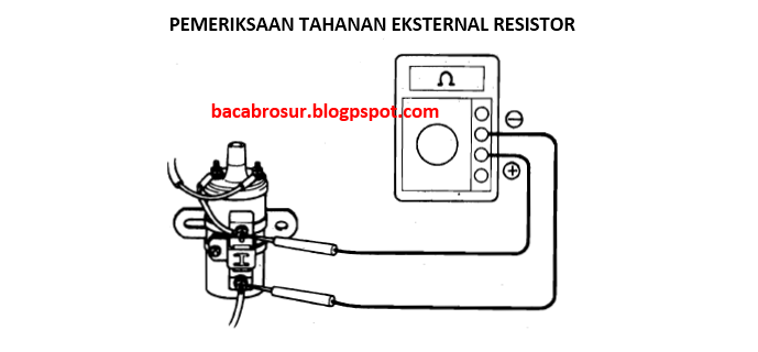 pemeriksaan tahanan eksternal resistor coil
