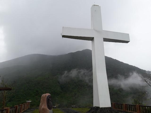 Mt. Cristobal behind the Cross of tayak Hill
