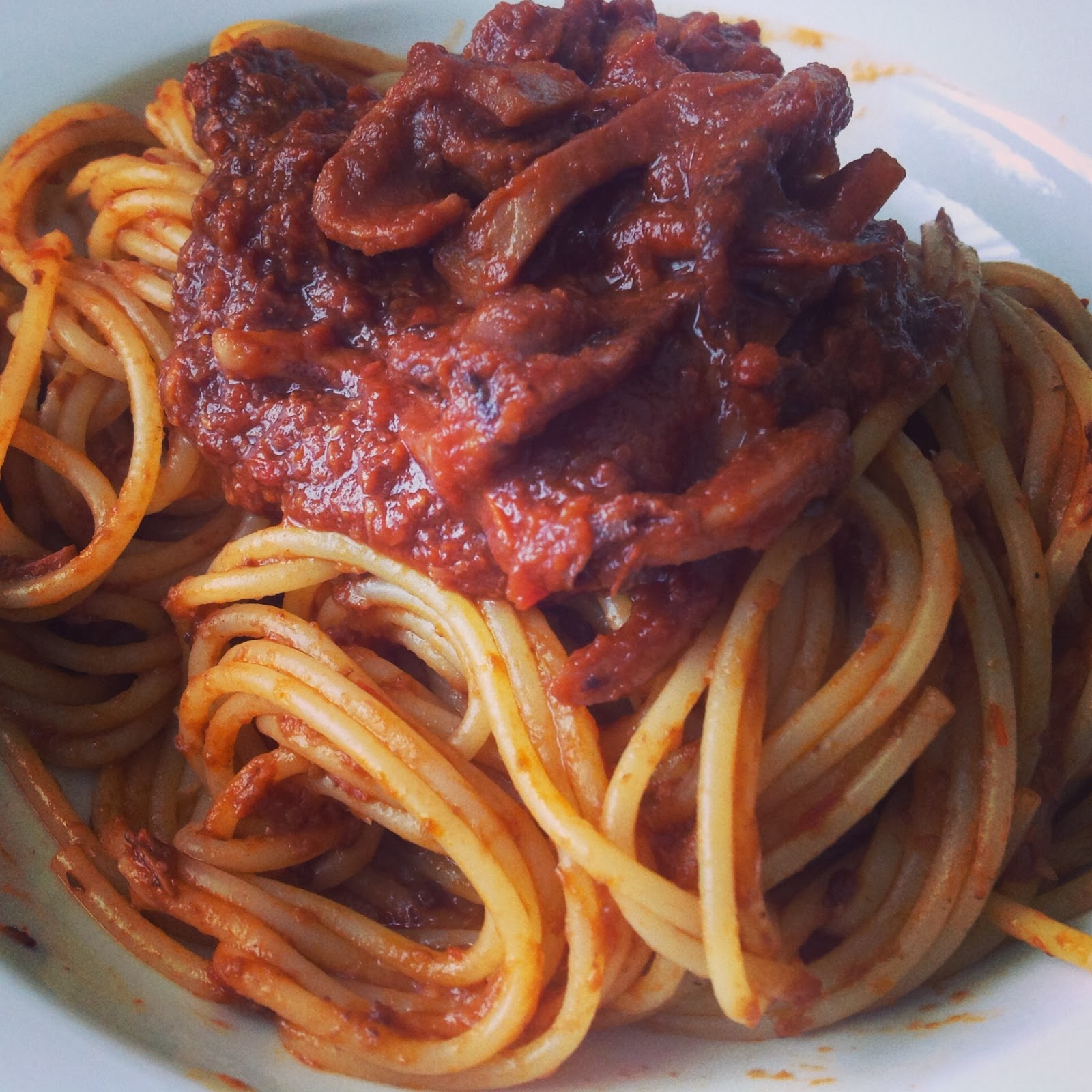 FallenAngelinCucina Spaghetti al ragu di Calamari e Seppie "light"