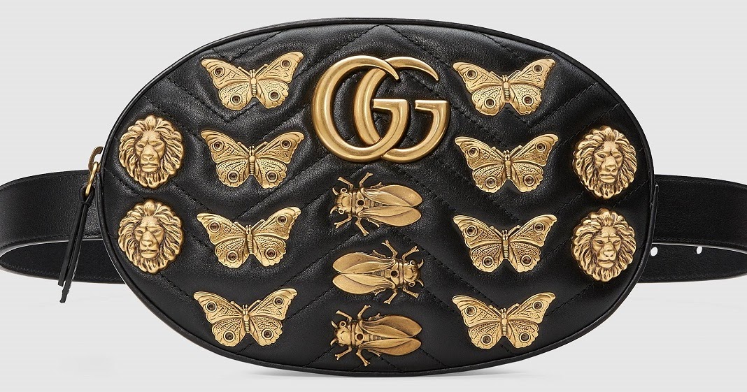Trendy by Tyana 2: Dupe Alert - Gucci Marmont Animal Studs Belt Bag