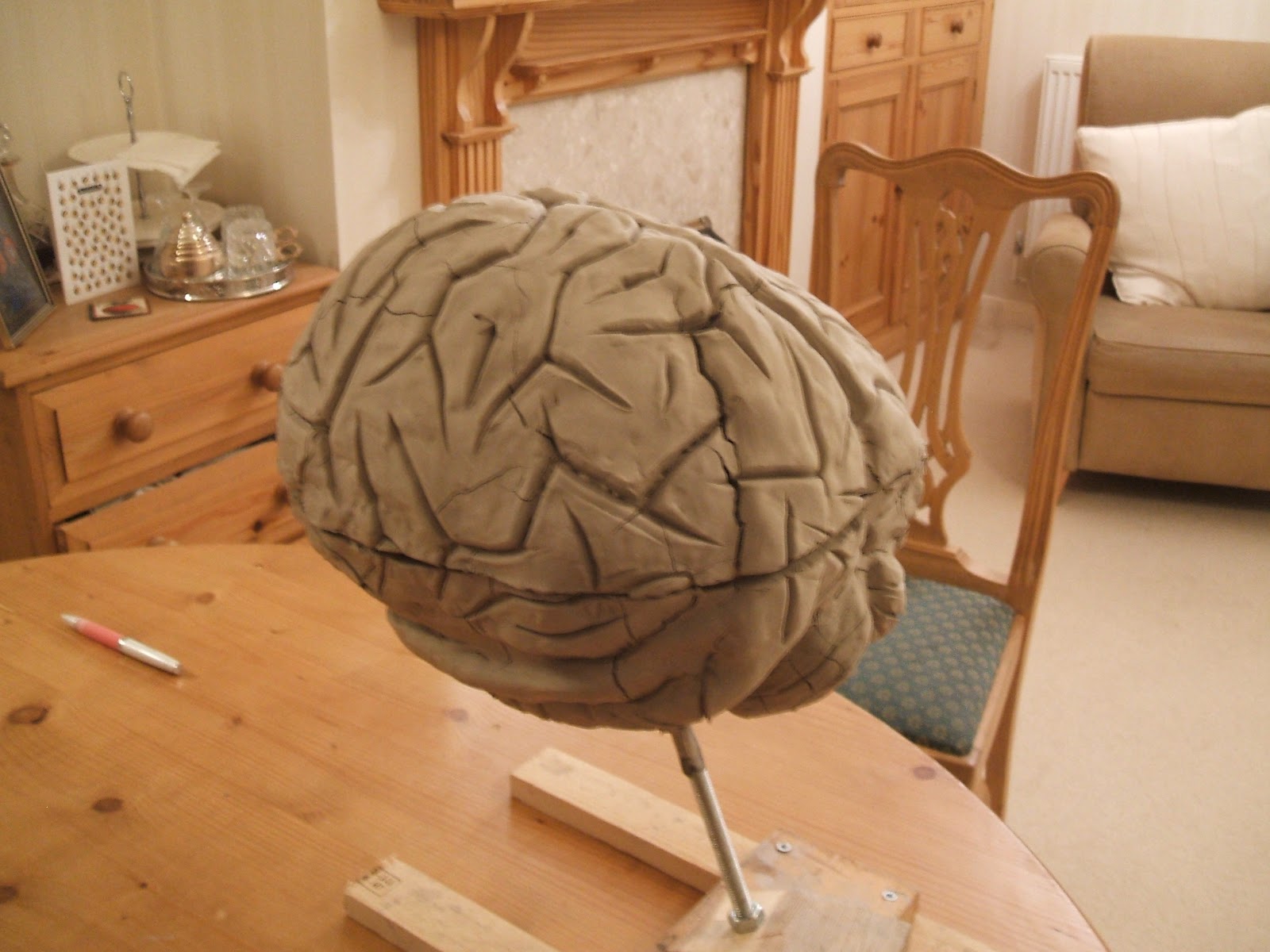 qthurtle "The Brain" Step 1 Create the brain sculpture