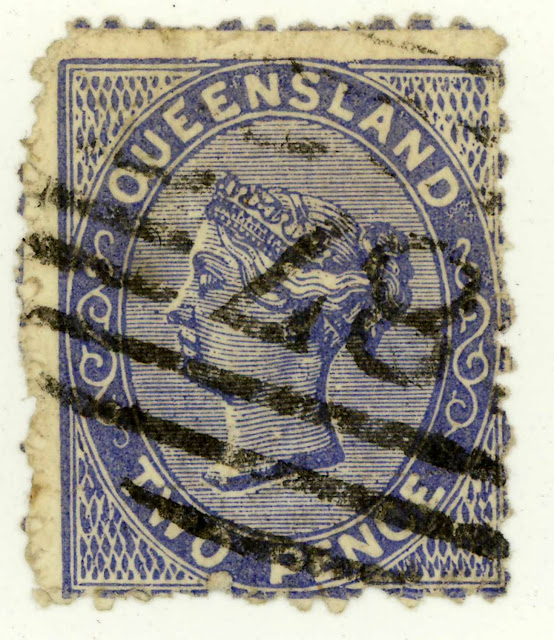 QUEENSLAND 1st SIDEFACE STAMPS 1878/9 by Dr Jeremy Hodes 2d