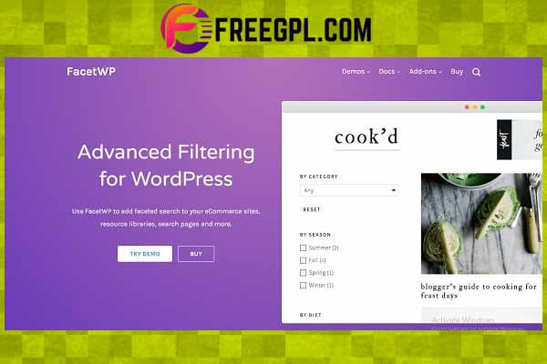 FacetWP - Advanced Filtering for WordPress Free Download