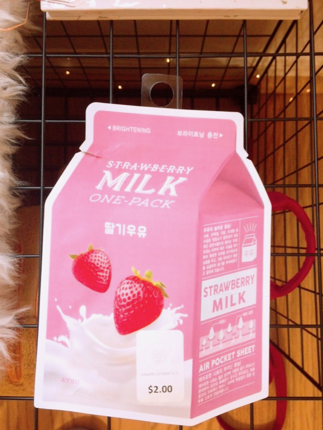 Review: A’pieu Strawberry Milk Sheet Mask - $2
