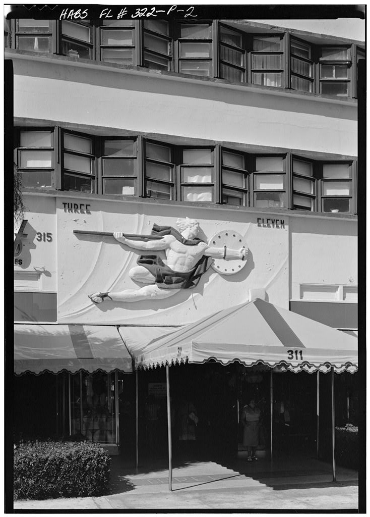 Random Pixels Blog The way we were...Lincoln Road in black and white, 1980