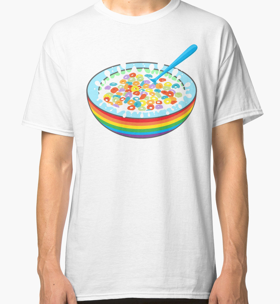 Plushism Made a sale of my Breakfast Cereal TShirt in Redbubble