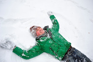 Man in snow