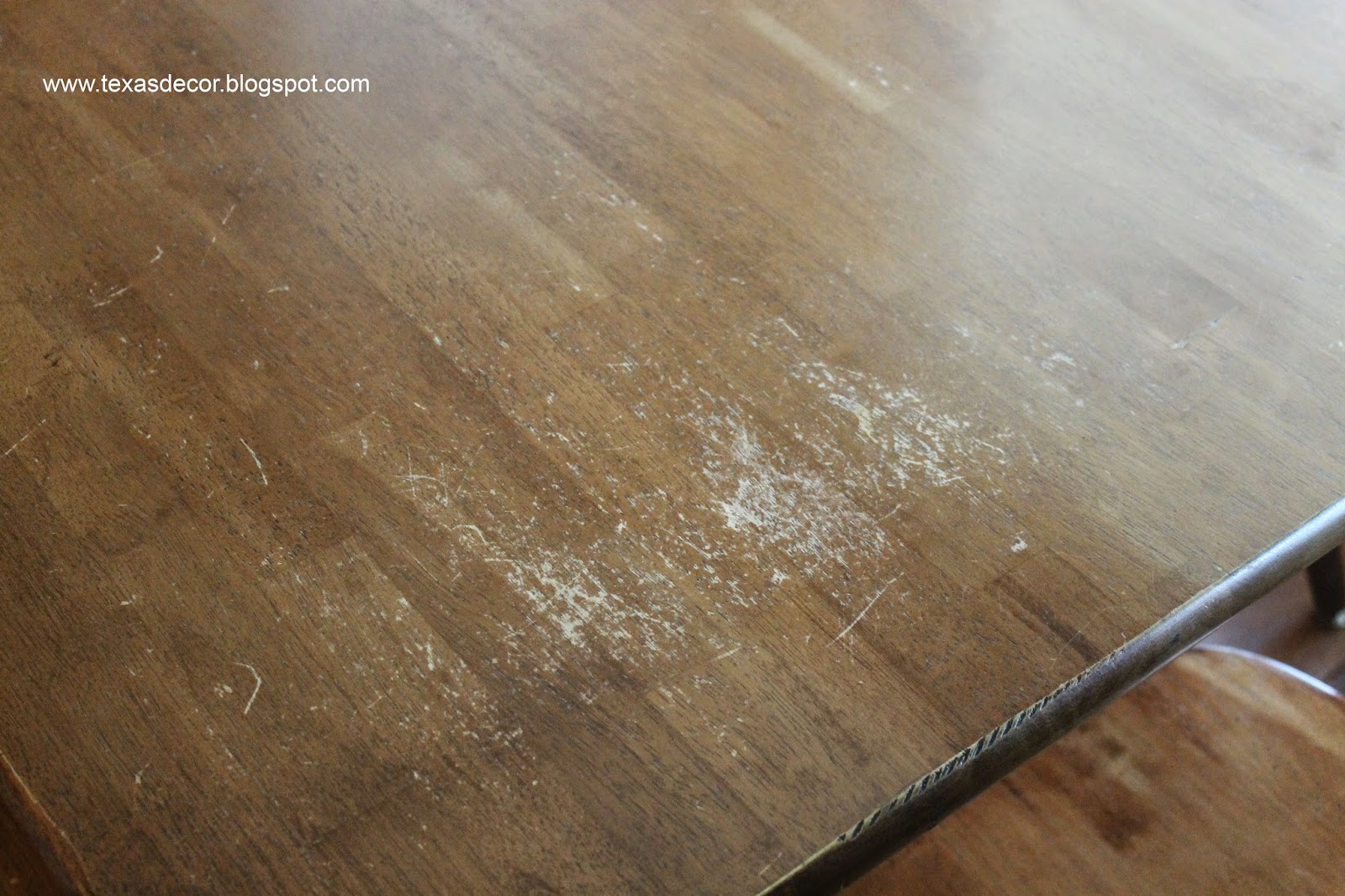 Texas Decor Painted and Stained Kitchen Table A Tutorial