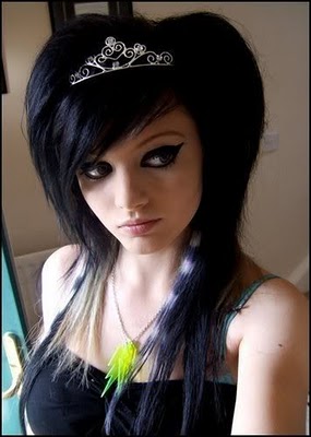 alert cute emo girls with beautiful