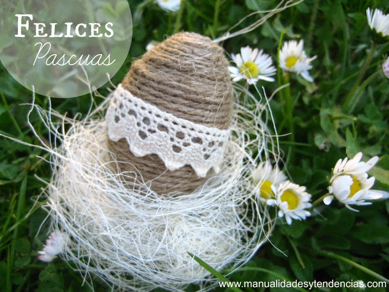 tutorial huevo de Pascua de poliespan / styrofoam Easter egg DIY / oeuf de Pâques