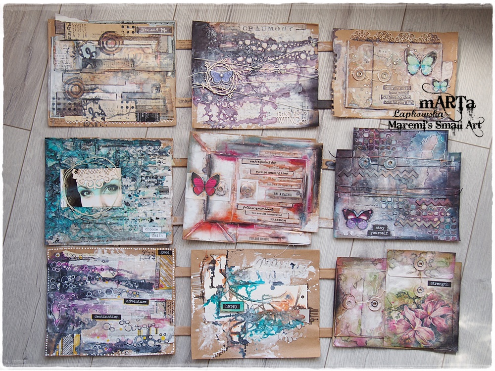 Marta Lapkowska Art Journaling / Mixed Media For Beginners VIDEO