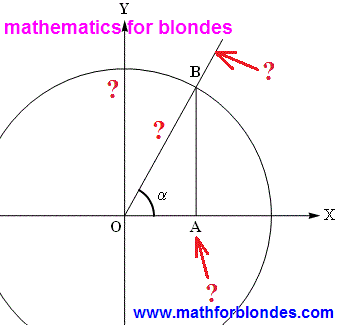 Trigonometric functions are determination. Mathematics for blondes.
