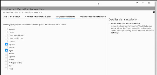 1 - ✅ Microsoft Visual Studio (2019) Español [ MG - MF +]
