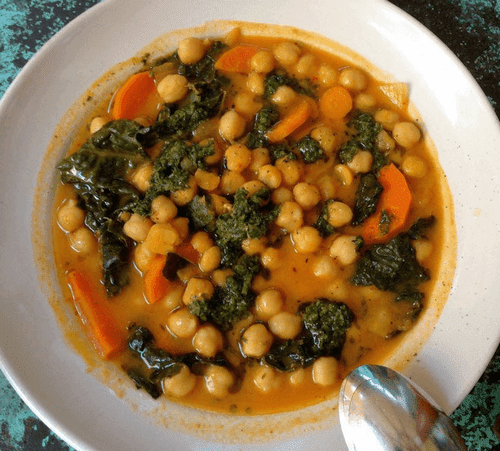 Moroccan Chickpea and Kale Stew