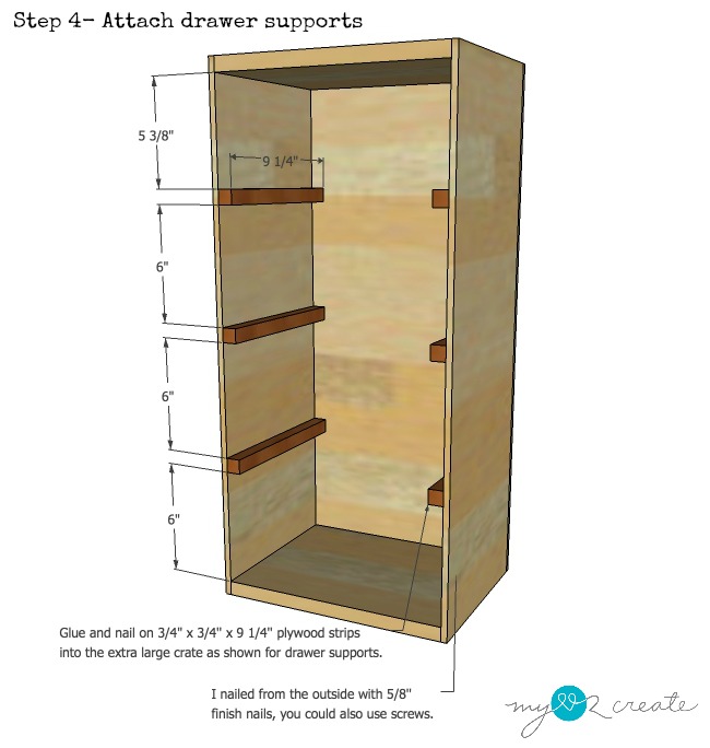 Build an awesome Kitchen Island with pantry storage with crates and pallet crates!  Free Plans at MyLove2Create