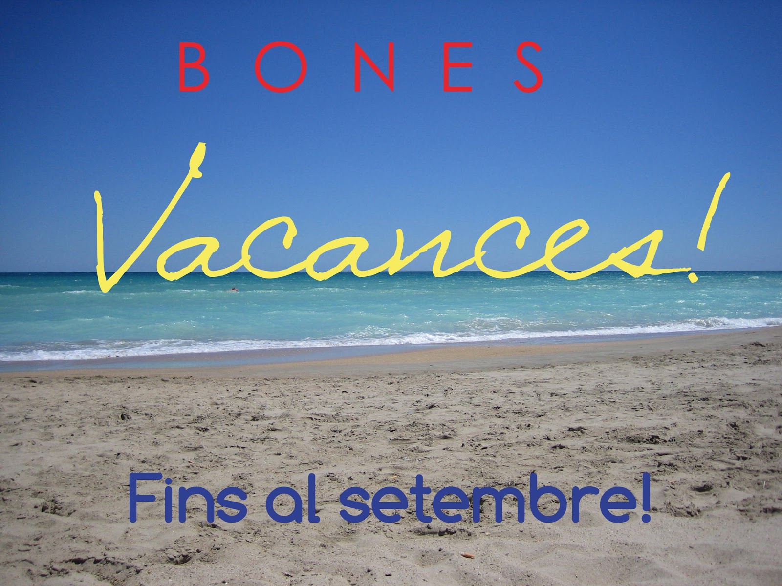 Resultat d'imatges de bones vacances d'estiu