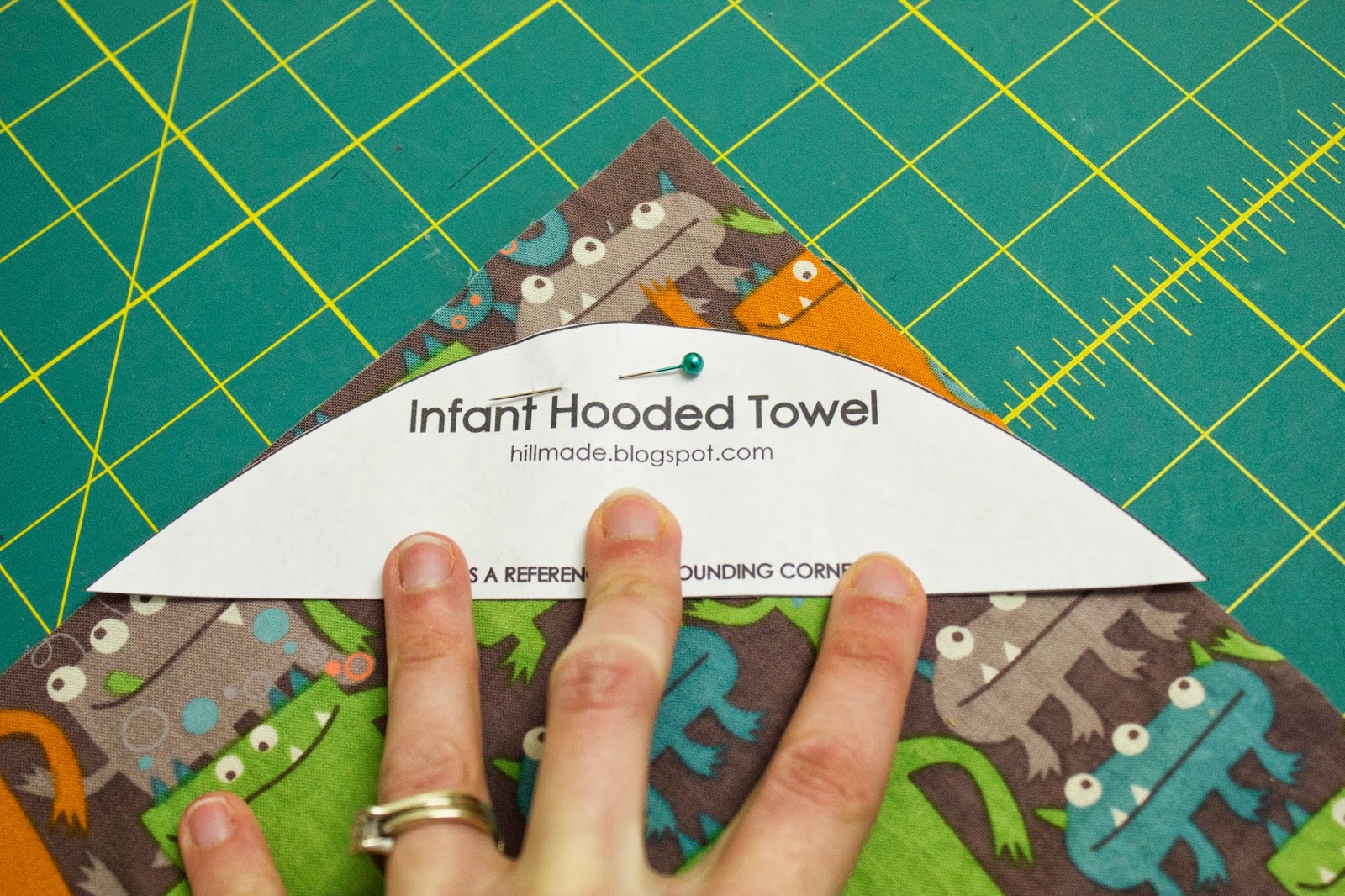 Monster Infant Hooded Towel Tutorial
