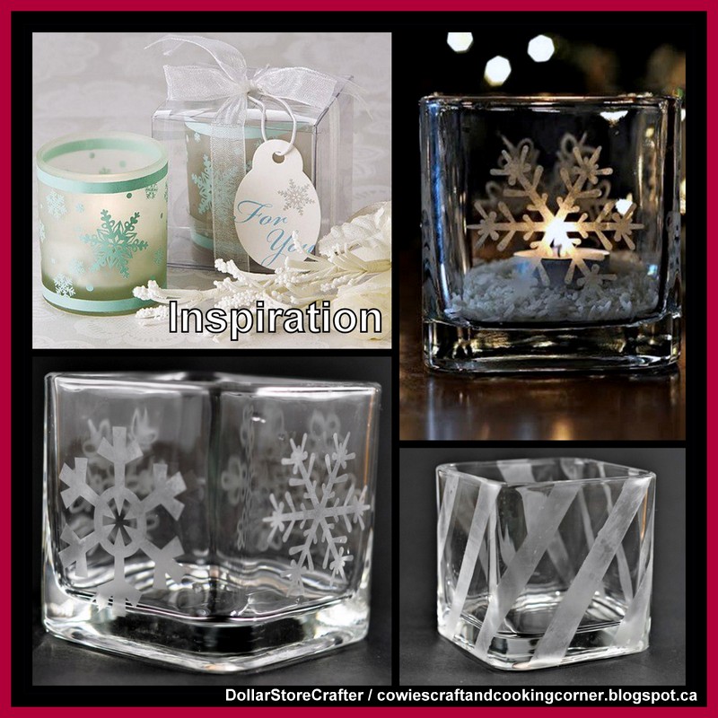 Dollar Store Crafter Winter Lights Snowflake Tealight Candle Holder