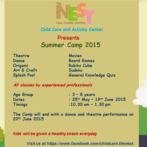 Summer Camp at The Nest Activity Center, Noida