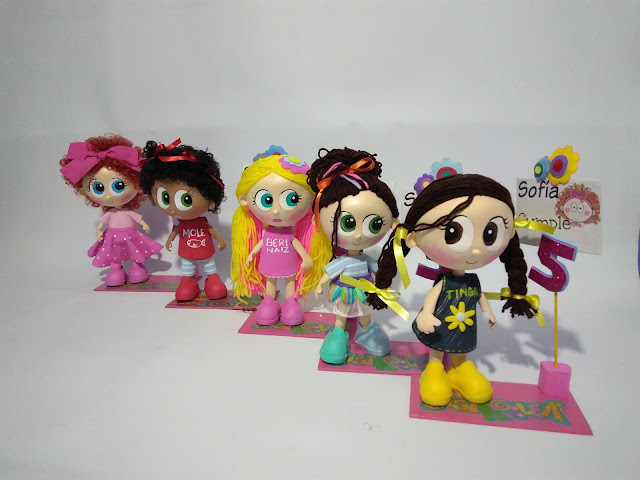 muñecas chamoy tinga y mole