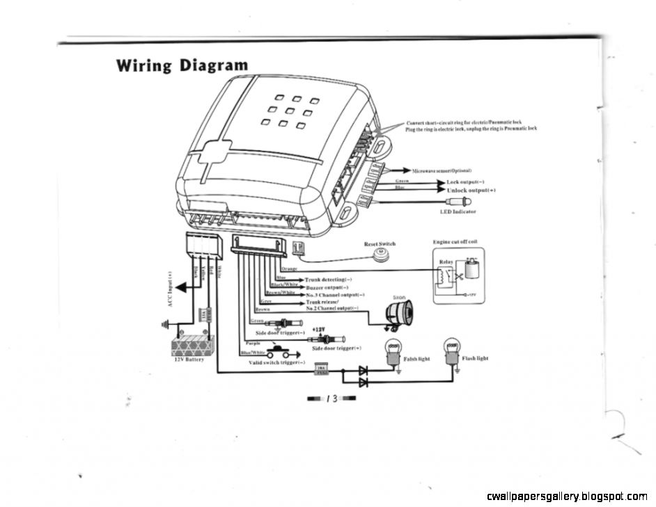 alarm wiring diagrams for cars