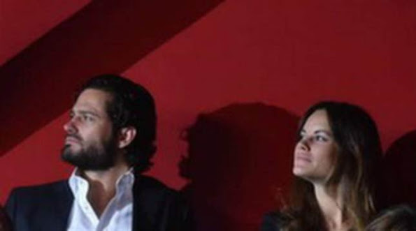 Princess Sofia Hellqvist of Sweden and Prince Carl Philip of Sweden attended a charity concert in Stockholm