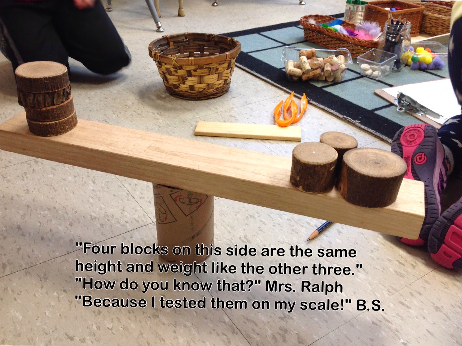 Wonders in Kindergarten: What can you balance? Exploring Mass!