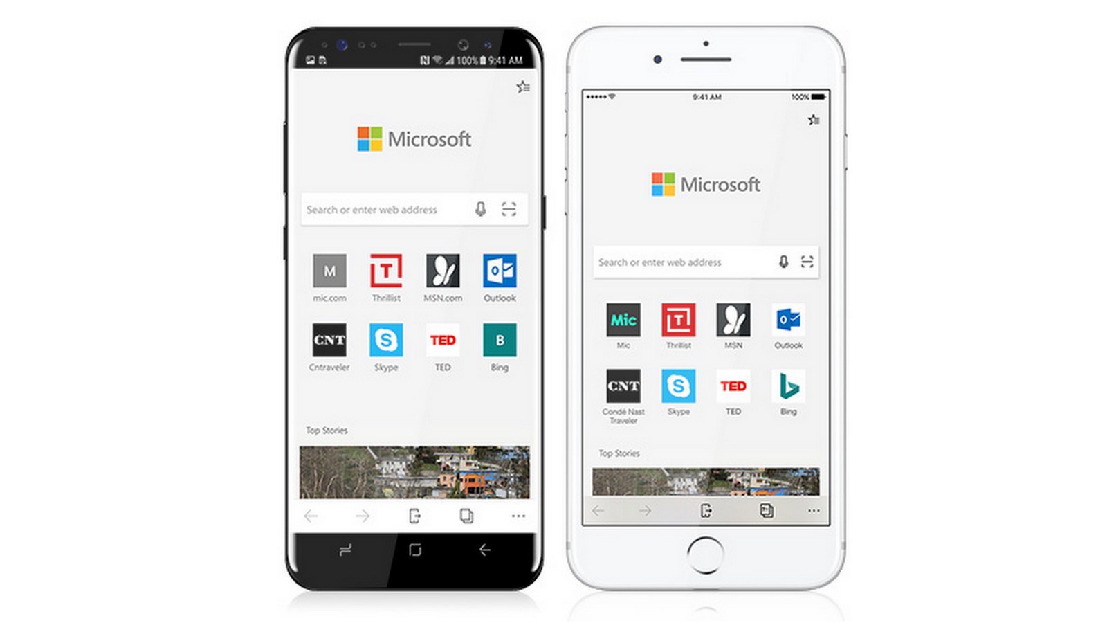 Microsoft's Edge program is currently accessible for Android and iOS