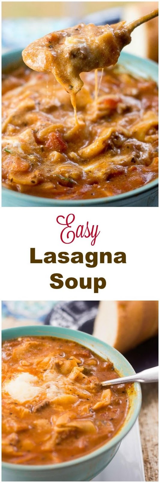 Easy Lasagna Soup Recipe - Girls Dishes