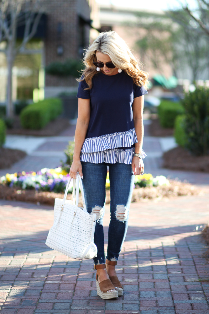 Two Peas in a Blog: Spring Ruffles in Stripes