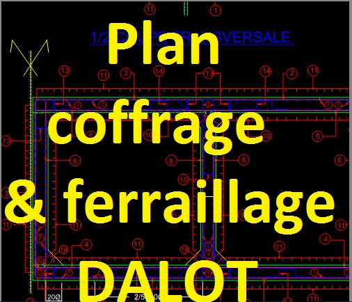 Plan dalot dwg à télécharger