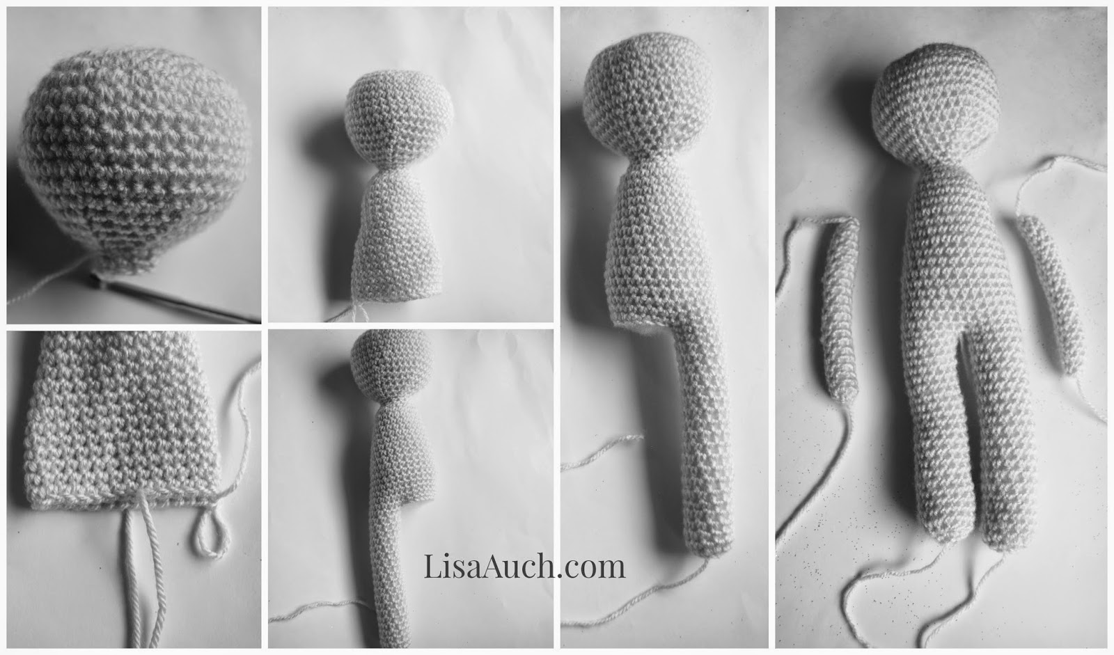Free Crochet Amigurumi Doll Pattern (A Basic Crochet Doll Pattern FREE
