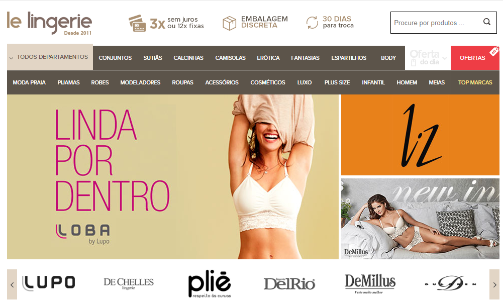Blog Suzi Gomes: Le Lingerie: as melhores marcas do mercado no mesmo lugar