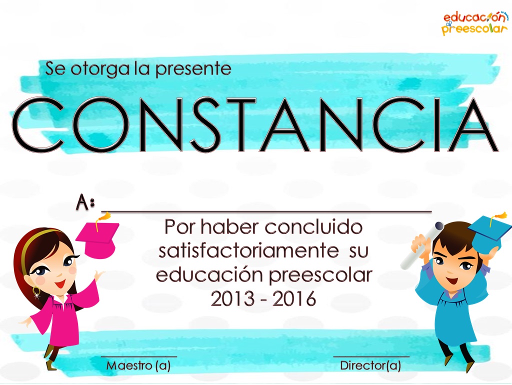 14 Diplomas y constancias de terminación de estudios