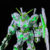 Custom Build: HGUC 1/144 Unicorn Gundam Destroy Mode [7-Eleven Colors] + LED