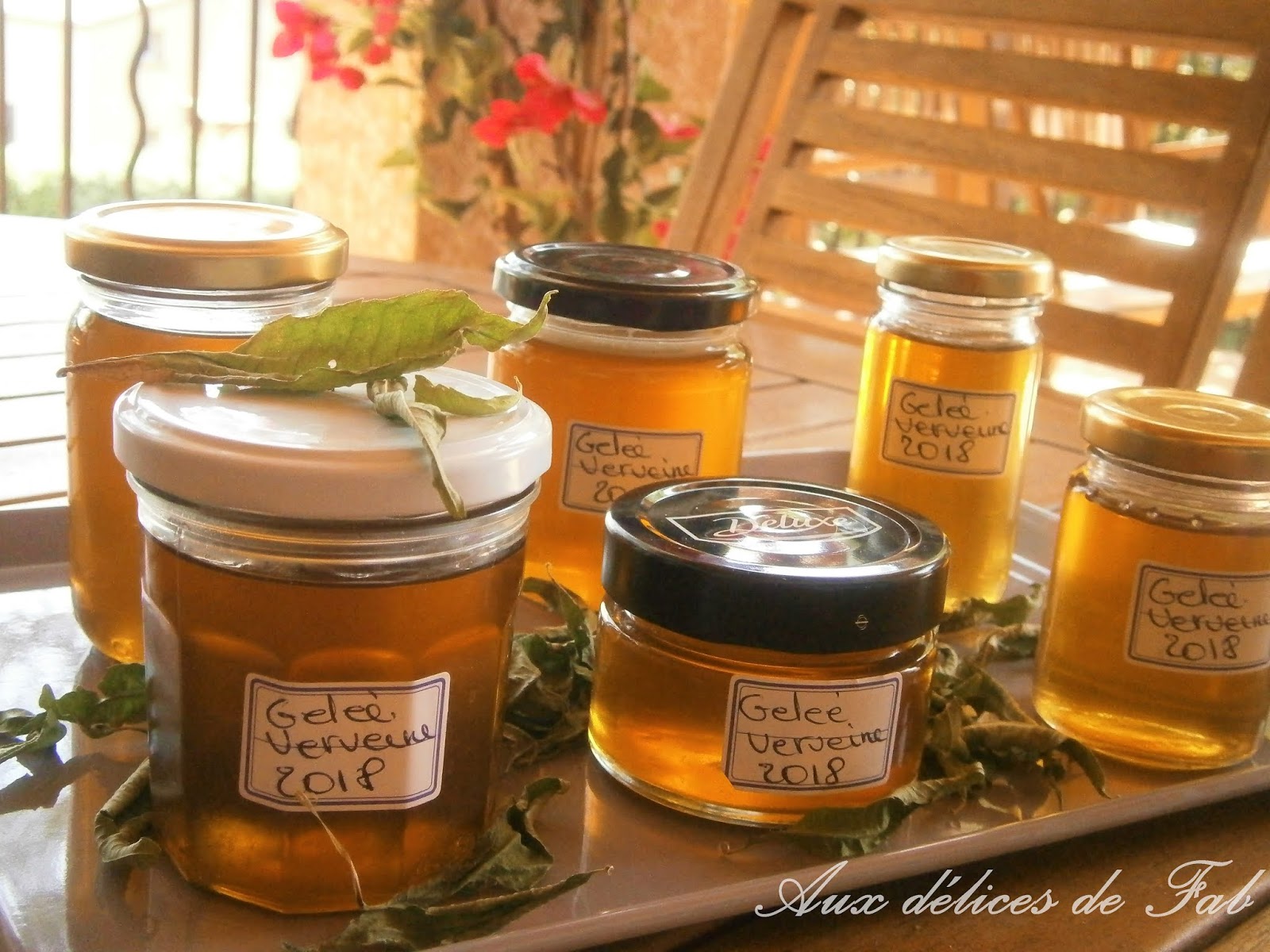 Avec Quoi Manger De La Gelée De Verveine Aux délices de Fab: Gelée de verveine