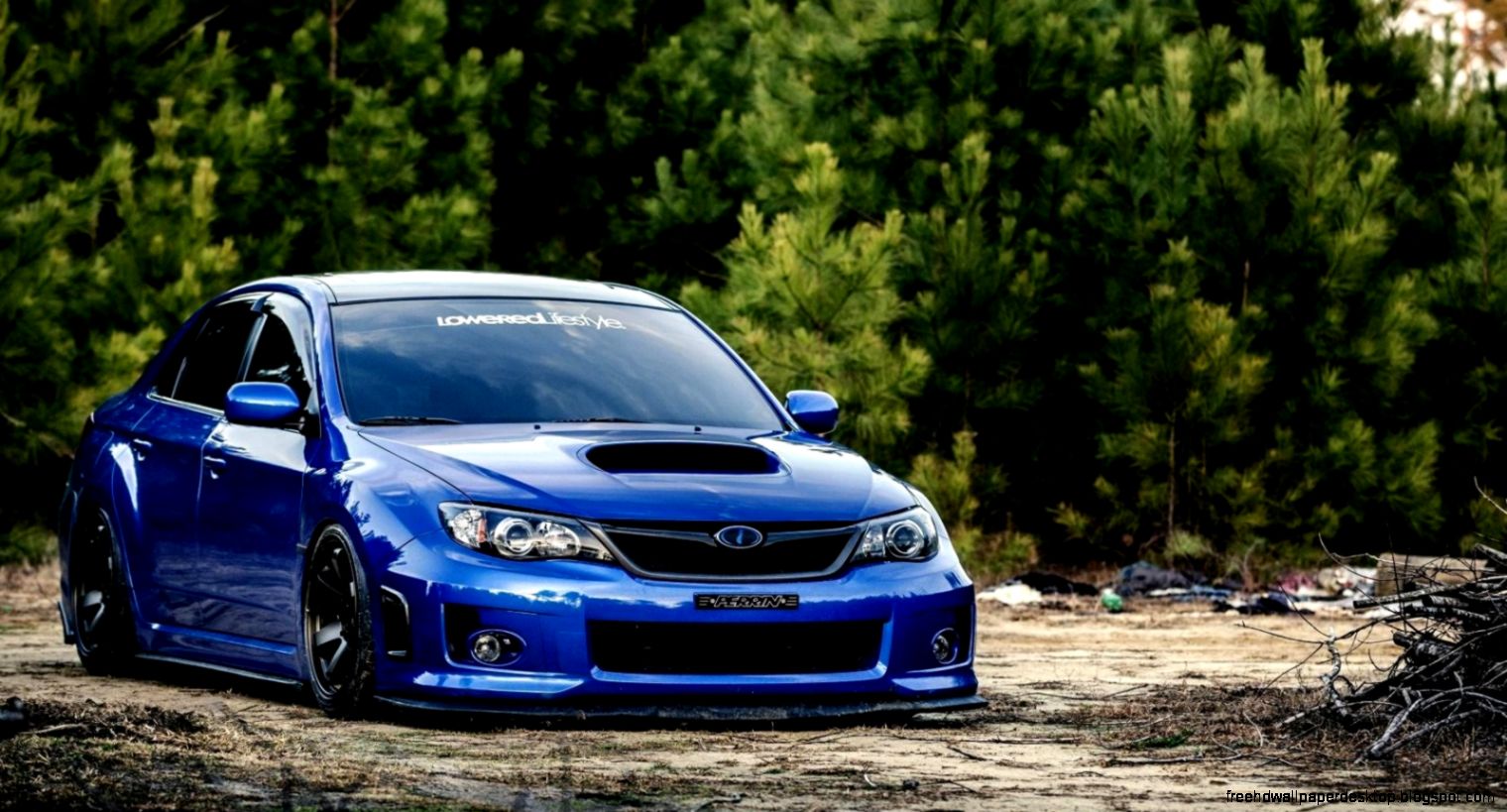 Subaru Impreza WRX STI Car Tuning Wheels HD desktop wallpaper