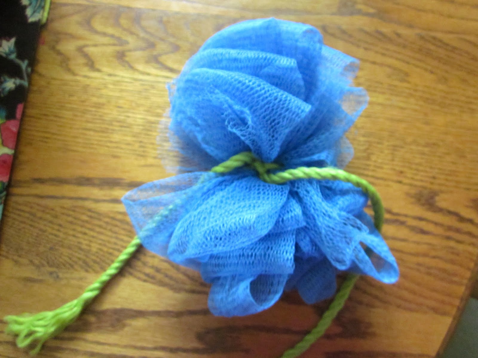 to be changed. Tutorial Remake your bath pouf