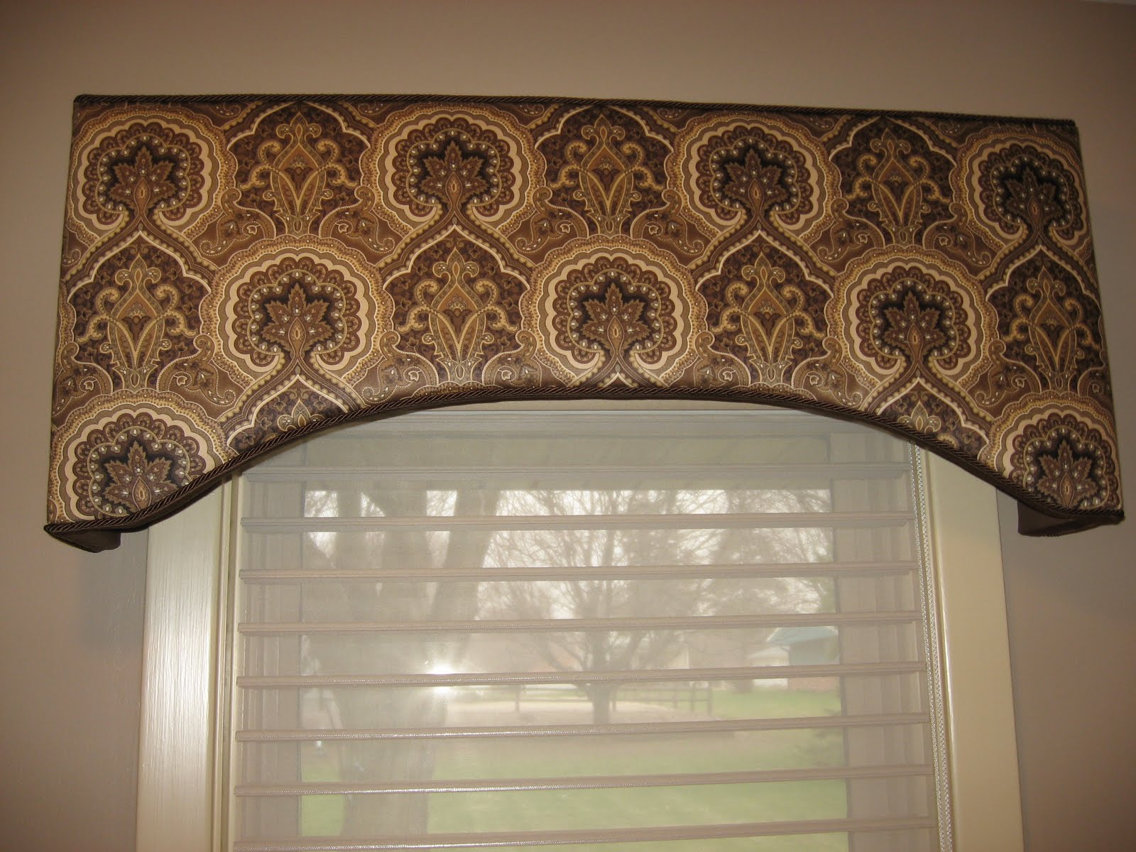 cornice window treatments treatment valances bathroom boards cornices windows curtains valance fabric wooden wood trim shaped kitchen idea upholstered padded