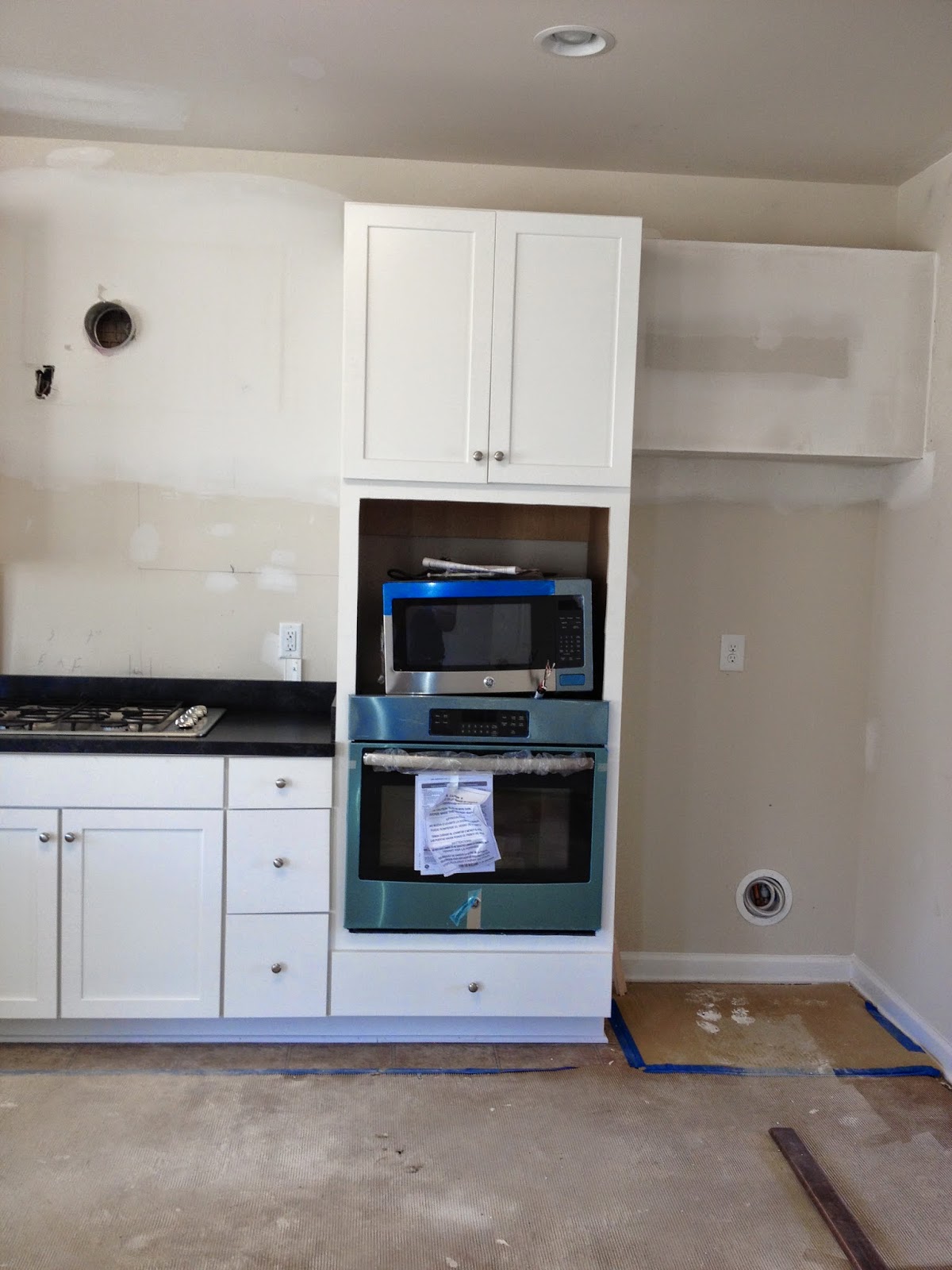 Road To Palermo: Above fridge cabinet