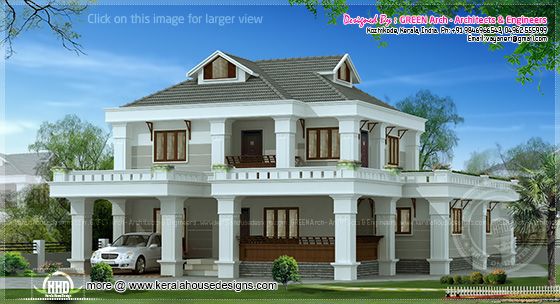 2450 sq-ft villa design