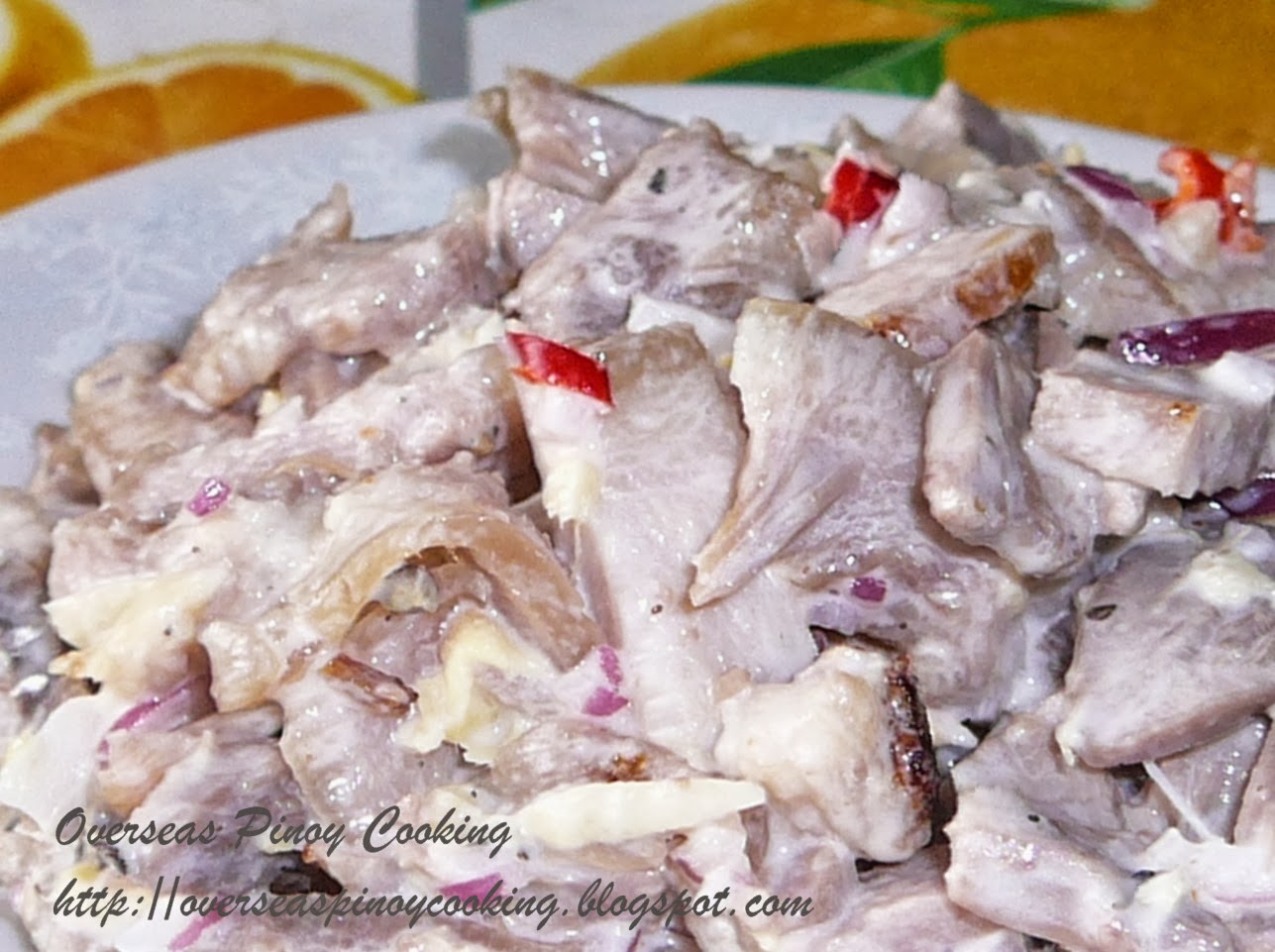 Dinakdakan Ilocano Grilled Pig Head Face