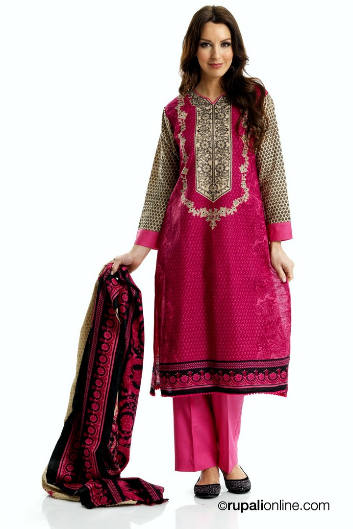 Asian Trouser Suits Collection 2013 | Casual Salwar Kameez Collection ...